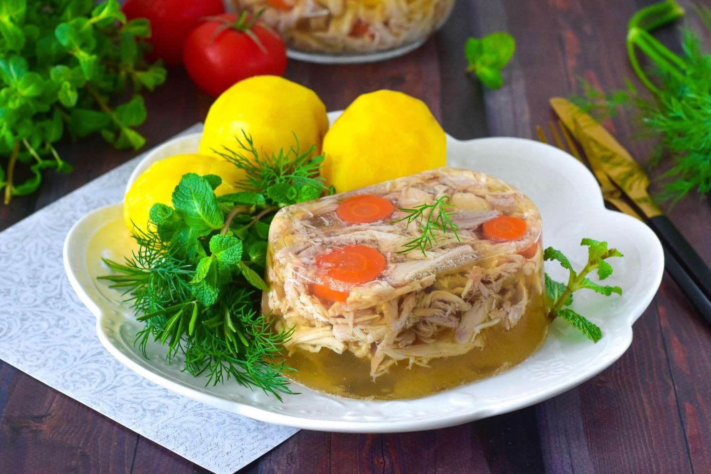куриный холодец